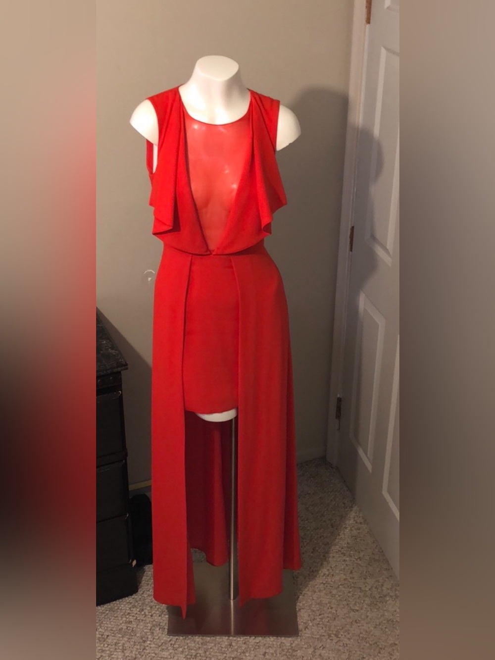 Red bcbg dress